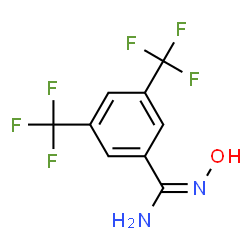 ChemSpider 2D Image | 3,5-BIS(TRIFLUOROMETHYL)BENZAMIDOXIME | C9H6F6N2O