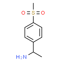 ChemSpider 2D Image | 1-[4-(Methylsulfonyl)phenyl]ethanamine | C9H13NO2S