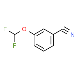 ChemSpider 2D Image | 3-(Difluoromethoxy)benzonitrile | C8H5F2NO