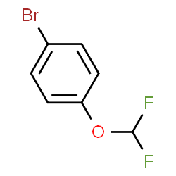 ChemSpider 2D Image | 1-Bromo-4-(difluoromethoxy)benzene | C7H5BrF2O
