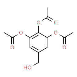ChemSpider 2D Image | 3,4,5-TRIACETOXYBENZYL ALCOHOL | C13H14O7