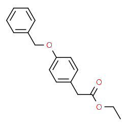 ChemSpider 2D Image | Ethyl [4-(benzyloxy)phenyl]acetate | C17H18O3