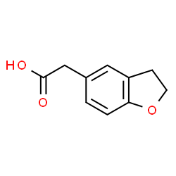 ChemSpider 2D Image | 2,3-Dihydrobenzofuranyl-5-acetic acid | C10H10O3
