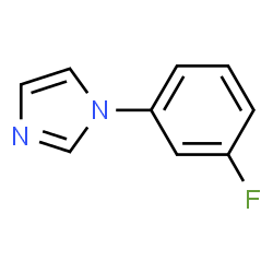 ChemSpider 2D Image | 1-(3-Fluorophenyl)imidazole | C9H7FN2