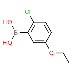 ChemSpider 2D Image | 2-Chloro-5-ethoxyphenylboronic acid | C8H10BClO3