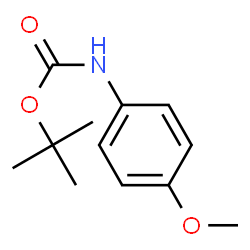 ChemSpider 2D Image | N-Boc-p-anisidine | C12H17NO3