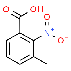 ChemSpider 2D Image | 2-Nitro-m-toluic acid | C8H7NO4