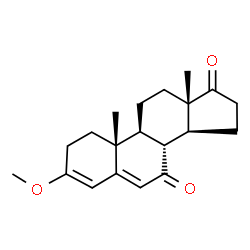 ChemSpider 2D Image | 3-Methoxyandrosta-3,5-diene-7,17-dione | C20H26O3