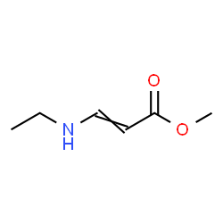 ChemSpider 2D Image | Methyl 3-(ethylamino)acrylate | C6H11NO2