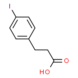 ChemSpider 2D Image | 3-(4-Iodophenyl)propanoic acid | C9H9IO2