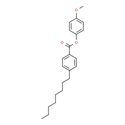 ChemSpider 2D Image | 4-Methoxyphenyl 4-octylbenzoate | C22H28O3