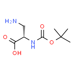 ChemSpider 2D Image | Boc-Dap-OH | C8H16N2O4