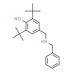 ChemSpider 2D Image | 4-[(Benzylamino)methyl]-2,6-di-tert-butylphenol | C22H31NO