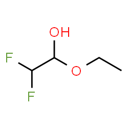 ChemSpider 2D Image | 1-Ethoxy-2,2-difluoroethanol | C4H8F2O2