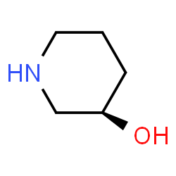 ChemSpider 2D Image | (3R)-3-Piperidinol | C5H11NO