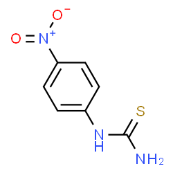 ChemSpider 2D Image | (4-nitrophenyl)thiourea | C7H7N3O2S