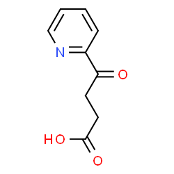 ChemSpider 2D Image | 4-Oxo-4-(2-pyridyl)butyric acid | C9H9NO3