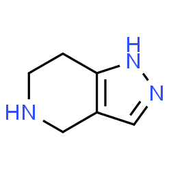 ChemSpider 2D Image | 4,5,6,7-Tetrahydro-1H-pyrazolo[4,3-c]pyridine | C6H9N3