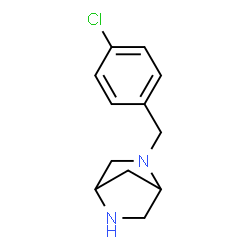 ChemSpider 2D Image | 2-(4-Chlorobenzyl)-2,5-diazabicyclo[2.2.1]heptane | C12H15ClN2