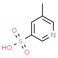ChemSpider 2D Image | 5-Methyl-3-pyridinesulfonic acid | C6H7NO3S