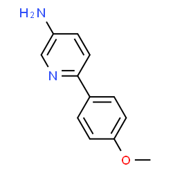 ChemSpider 2D Image | 6-(4-Methoxyphenyl)-3-pyridinamine | C12H12N2O