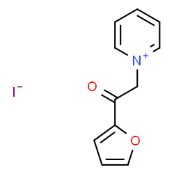 ChemSpider 2D Image | 1-[2-(2-Furyl)-2-oxoethyl]pyridinium iodide | C11H10INO2
