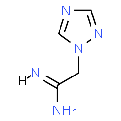 ChemSpider 2D Image | (1Z)-2-(1H-1,2,4-Triazol-1-yl)ethanimidamide | C4H7N5