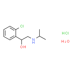 ChemSpider 2D Image | CLORPRENALINE HYDROCHLORIDE | C11H19Cl2NO2