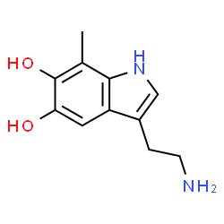 ChemSpider 2D Image | 7-Methyl-5,6-dihydroxytryptamine | C11H14N2O2