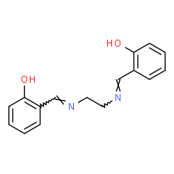 ChemSpider 2D Image | 1,2-Bis(salicylidenamino)ethane | C16H16N2O2