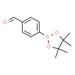 ChemSpider 2D Image | 4-(4,4,5,5-Tetramethyl-1,3,2-dioxaborolan-2-yl)benzaldehyde | C13H17BO3