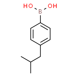 ChemSpider 2D Image | 4-Isobutylphenylboronic acid | C10H15BO2