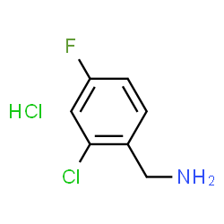 ChemSpider 2D Image | 2-Chloro-4-fluorobenzylamine hydrochloride | C7H8Cl2FN