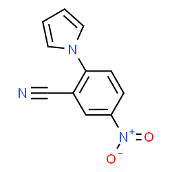 ChemSpider 2D Image | 5-Nitro-2-(1H-pyrrol-1-yl)benzonitrile | C11H7N3O2