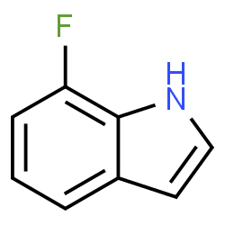 ChemSpider 2D Image | 7-Fluoroindole | C8H6FN