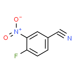 ChemSpider 2D Image | 4-Fluoro-3-nitrobenzonitrile | C7H3FN2O2