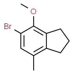 ChemSpider 2D Image | 5-Bromo-4-methoxy-7-methylindane | C11H13BrO