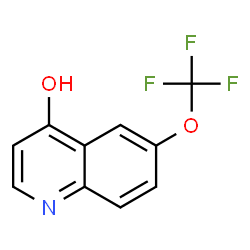 ChemSpider 2D Image | 6-Trifluoromethoxy-4-quinolinol | C10H6F3NO2