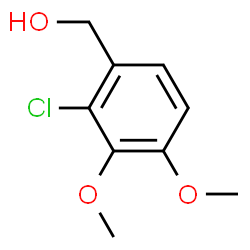 ChemSpider 2D Image | 2-CHLORO-3,4-DIMETHOXYBENZYL ALCOHOL | C9H11ClO3