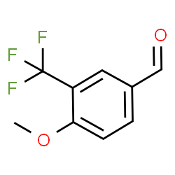 ChemSpider 2D Image | 4-Methoxy-3-(trifluoromethyl)benzaldehyde | C9H7F3O2