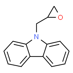 ChemSpider 2D Image | 9-(2-Oxiranylmethyl)-9H-carbazole | C15H13NO