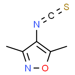 ChemSpider 2D Image | 4-isothiocyanato-3,5-dimethylisoxazole | C6H6N2OS