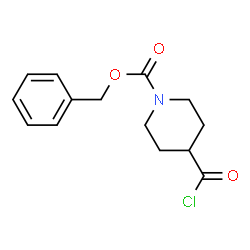 ChemSpider 2D Image | Benzyl 4-(chlorocarbonyl)-1-piperidinecarboxylate | C14H16ClNO3