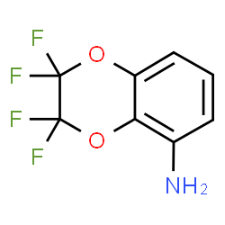 ChemSpider 2D Image | 2,2,3,3-Tetrafluoro-2,3-dihydro-1,4-benzodioxin-5-amine | C8H5F4NO2