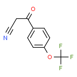 ChemSpider 2D Image | 4-(Trifluoromethoxy)benzoylacetonitrile | C10H6F3NO2
