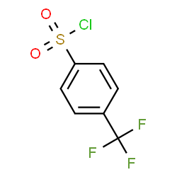 ChemSpider 2D Image | 4-(Trifluoromethyl)benzenesulfonyl chloride | C7H4ClF3O2S