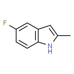 ChemSpider 2D Image | 5-Fluoro-2-methylindole | C9H8FN