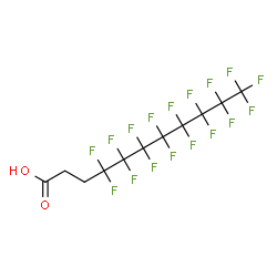 ChemSpider 2D Image | 2H,2H,3H,3H-Perfluoroundecanoic acid | C11H5F17O2