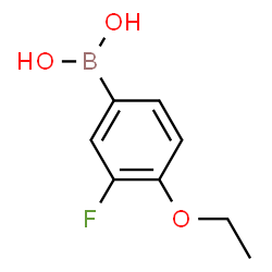 ChemSpider 2D Image | 4-Ethoxy-3-fluorophenylboronic acid | C8H10BFO3