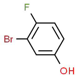 ChemSpider 2D Image | 3-Bromo-4-fluorophenol | C6H4BrFO